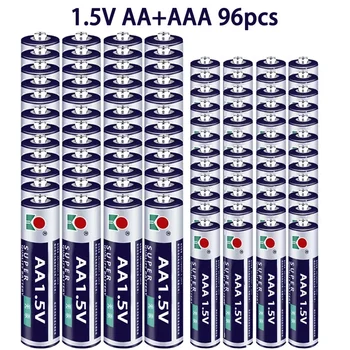 AA + AAA nabíjateľné AA 1,5 V 9800mAh/1,5 V AAA 8800mah Alkalické batérie baterka hračky, hodinky, MP3 prehrávač nahradiť Ni-Mh batérie