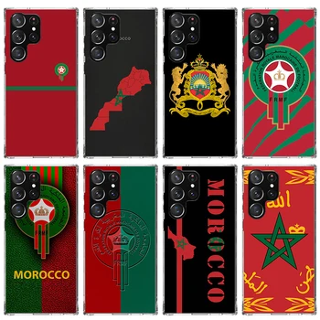 Maroko Vlajka Telefón puzdro Pre Samsung Galaxy Note 20 Ultra 10 Lite 9 8 J4 J6 Plus J8 M12 M30S M21 M31 M32 Shell Tlač Fundas