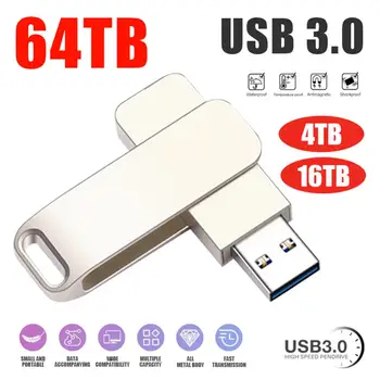Nové Pero Jednotku USB Flash Disky 64TB 16TB kl ' úč 4TB Cle USB 3.0 Flash Disk 2TB 128 GB Mini Memory Stick Pre Prenosný Počítač PC