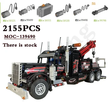 2023 Nové MOC-139690 Super Truck 2155 Ks Vhodné pre 8285 Zostavené Stavebné Bloky pre Deti, Vzdelávacie Hračky DIY Narodeninám