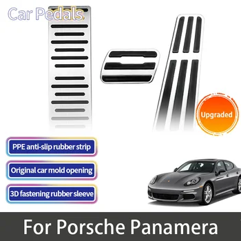 Pre Porsche Panamera 970 2013 2014~2016 Príslušenstvo Urýchľovač Nehrdzavejúcej Ocele NA MT Auto Nožné Pedále Brzdy Non-slip Pedál Časť