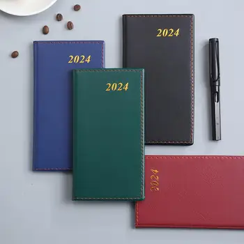 2024 Mini Prenosné Program Kniha A6 Diár Týždenný Plánovač Notebooky Do Zoznamu 365 Dní Denník, Zápisník, Kalendár Školského Úradu Suppli