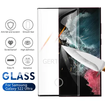 Ochranné Sklo Na Samsung Galaxy S22 Ultra S21 FE Screen Protector Skla pre Galaxy S 22 S23 Ultra s21 S22 Plus S21 FE sklo