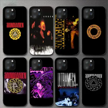 Soundgarden Hudobná skupina, Telefón puzdro Pre iPhone 11 12 Mini 13 14 Pro XS Max X 8 7 6 Plus 5 SE XR Shell