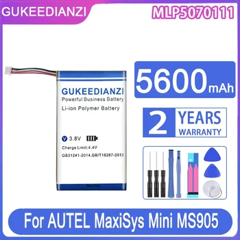 GUKEEDIANZI Náhradné Batérie MLP5070111 (riadok 5) 5600mAh Pre AUTEL MaxiSys Mini MS905 MS906 MK808 MK808BT MK808TS Batérie