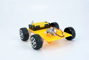 Plochý model auta, veda experiment učebnice podporuje experimentálny materiál mechanika technológia malých výrobných hračka auto