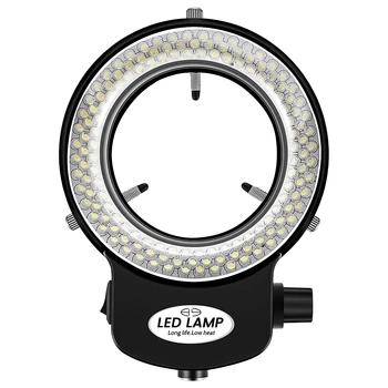 144 LED miniscope prstenec svetla prstenec svetla 0 - 100% nastaviteľné svietidlo pre miniscope krúžok svetlo