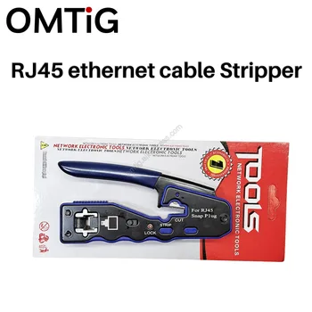 OMTiG Rj45 Crimper Sieťové Nástroje Kliešte Cat5 Cat6 8p Rg Rj 45 Ethernet Kábel Striptérka Stlačením Drôt Zvieracie Kliešte Klip Rg45 Lan