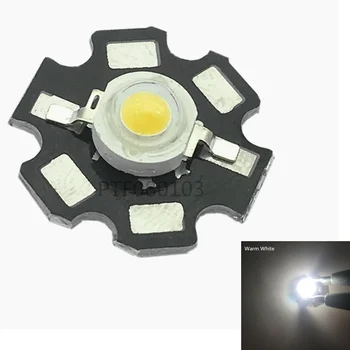 1W 3w High power LED Žiarovka perličiek Čipy 4000 K-4500K neutrálna biela vysoký žiarovky svetlá 100KS
