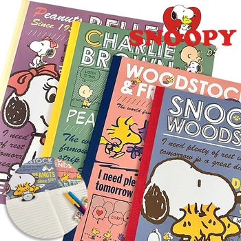 Snoopy B5 Notebook Časopisoch Komiksu, Anime Chlapci Dievča Zápisníky Študentov Poznámky Roztomilý Písanie Vestník Úradu Školské Potreby Notebook
