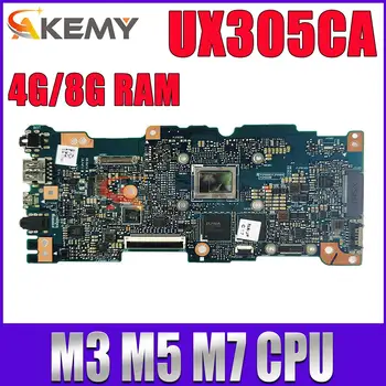 UX305CA Doske Pre ASUS UX305 UX305C UX305CA Notebook Doska S M3-6Y30 M5-6Y54 M7-6Y75 4GB 8GB RAM