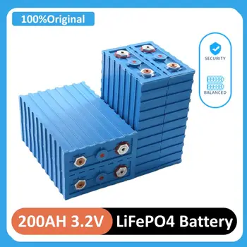 Lifepo4 200Ah Nabíjateľná Batéria 3.2 V Lítium-Železo-Fosfát Plastické Solárne Články DIY pre Loďou, Golf Cart Slnečnej Energie Skladovanie