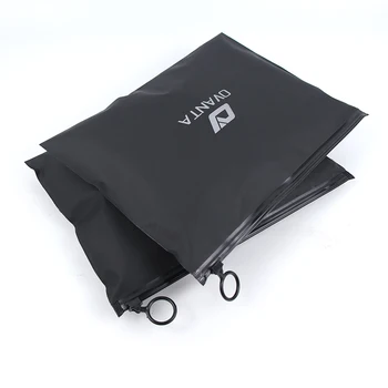Prispôsobený productPersonalized Matný Čierny Plastový Zips, Taška Yogga Športové Oblečenie Balenie s Vytlačeným Logom