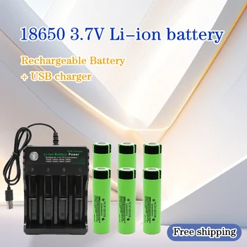 100% Originálne NCR18650B 3,7 V 3400 mah Elektrické hračky 18650 Lítiové Dobíjacie Batérie Pre Baterku batérie a nabíjačku USB