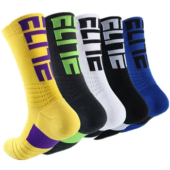Profesionálne športy basketbal ponožky pribrala uterák spodnej cyklistické beží futbal, vonkajšie basketbal cyklistika cestovné ponožky