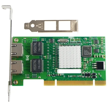 1Set Siete Ethernet Card-NIC Server Adapter 1000M RJ45 Ethernet NIC Desktop Adapter-Dual Port Sieťová Karta