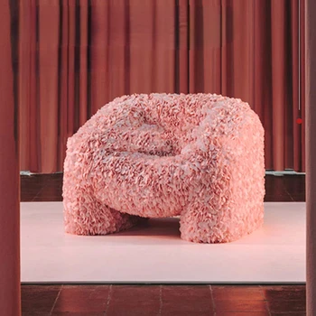 Kreatívny Dizajnér Petal Stoličky Talianskeho Štýlu Svetlo Luxusná Obývacia Izba Opierkou Single Pohovka Voľný Čas Stoličky Domov