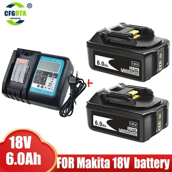 Vysoká Kvalita BL1860 Nabíjateľná Batéria 18V 6000mAh, Lítium-Iónová pre Makita Batérie 18v BL1840 BL1850 BL1830 BL1860B LXT400