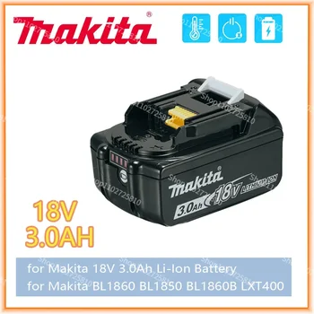 Makita pôvodné s LED lítium-iónová výmena LXT BL1860B BL1860 BL185018V 3.0 AH 6.0 AH nabíjacie náradie batérie