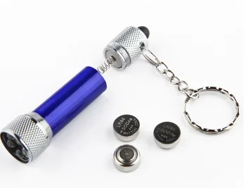 Mini Keychain Svetlo Núdzového Nočné Svetlo Camping Baterka Prenosné LED Baterkou Hliníkové Keyring