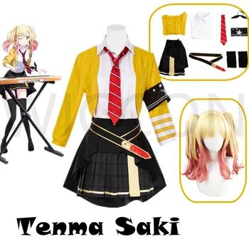 Projekt Sekai Farebné Fáze Feat Tenma Saki Roztomilé Dievčatá Oblečenie Anime Cosplay Kostýmy Role-Playing Jednotné