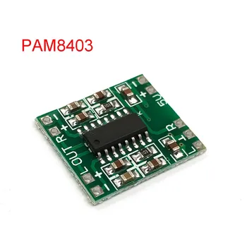 PAM8403 Super Mini Digitálny Zosilňovač Rada 2 * 3W Triedy D Digitálneho 2.5 V, 5V Zosilňovač Rada Efektívne