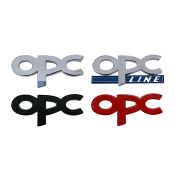 3d Kovov OPC Line Logo Blatník Znak Zadný Kufor Odznak Nálepky, Nálepky na Opel Insignia Corsa E Astra H J D Vectra Zafira