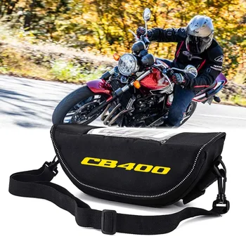 Motocykel rukoväť, taška navigáciu taška prachotesný vodotesný mobilný telefón taška Pre CB400SF/SB/SS CB400 VTEC cb400 Riadidlá skladovanie