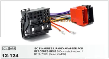 12-124 norma ISO POSTROJ raido adaptér pre MERCEDES-BENZ 2004+ vybrané modely