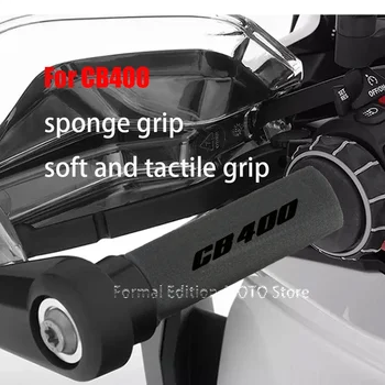 Motocykel Hubky Rukoväť pre Honda CB400 Non-slip Shockproof Grip na Riadidlá Hubky Kryt pre Honda CB400 