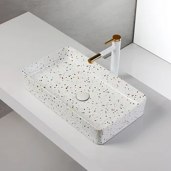 Svetlo Luxusné Tabuľka Povodí, V Kúpeľni, Umývadlo Európsky Štýl Inter-Platforme Umývadlo Umývadlo Home Nordic Pravouhlé Umývadlo