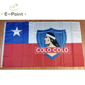 Klub Spoločenských y Deportivo Colo-Colo Vlajka 60x90cm 90x150cm Dekorácie Banner pre dom a Záhradu