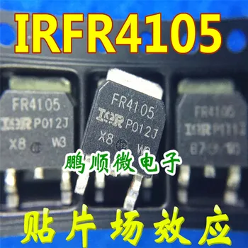 20pcs originálne nové IRFR4105TRPBF FR4105 MOS FET 27A 55V N háčik TO252