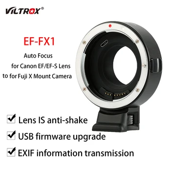 Viltrox EF-FX1 Auto Focus Objektív Mount Adaptér Krúžok pre Canon EF/EF-S na, pre Fuji X Mount Fotoaparátu X-T1 X-T2 X-X T10-T20 x-A3 X-A5