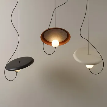 Post midern magnetické gule Prívesok Lampa 3D Tlače LED Hnuteľný loptu svetlo Pre Office dizajn chodby, spálne, kuchyne, bar svetlo