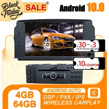 Android 10 pre Benz C Trieda C180 C200 C230 W204 Auta GPS Navigácie Carplay Multimedia Player, Auto Rádio, Stereo Video Vedúci Jednotky