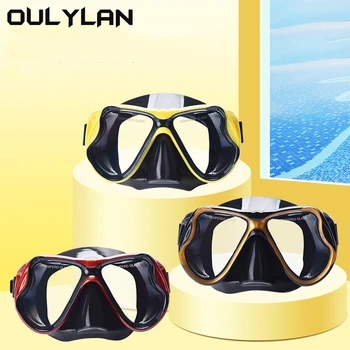 Oulylan Profesionálne Šnorchlovanie Potápanie Maska Potápačské Okuliare Silikónové Panoramatické Potápačské Masky Pre Dospelých Plávanie Okuliare Šnorchlovanie