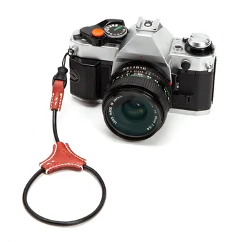 Originálne Kožené Fotoaparát Pásik na Zápästie s Tenké Lano Remienok na Ruku Grip pre Digitálne SLR Micro Jednotného Popruh Fotoaparátu