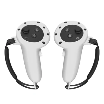 Pre Oculus Quest 3 VR Ochranný Kryt Pre VR Touch Regulátor Silikónové Popruh S Rukoväť VR Príslušenstvo