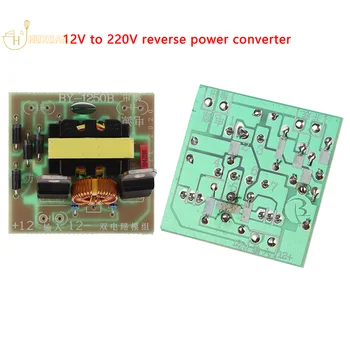 12V Na 220V DC-AC Boost Invertor Dual Channel Inverzné Converter Booster Modul Regulátora Krok Napájací Modul