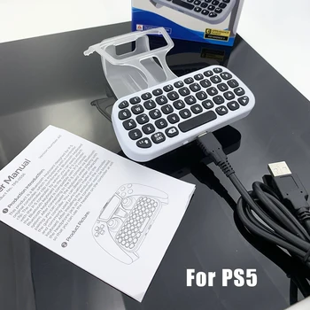 2021 Nové Pre PS5 Radič Bluetooth-kompatibilnú Bezdrôtovú Klávesnicu s Klip Externú Klávesnicu s Rukoväť Príslušenstvo Hier