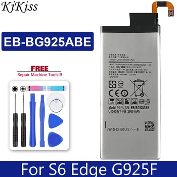 EB-BG925ABA Batérie Pre Samsung GALAXY S6 Okraji G9250 SM-G925l G925F G925L G925K G925S G925A G925 S6Edge 2600mAh s Sledovať Kód