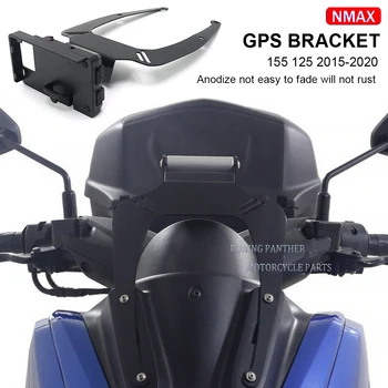 Motocykel GPS Telefón Navigácie Držiak USB Nabíjací Port Držiaka dbajte Na to, Yamaha N-MAX 155 & N-MAX 125 2015 - 2020 2019 2018