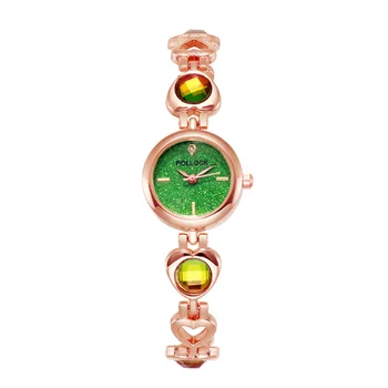Jednoduché Dámske Farebné Luxusné náramkové hodinky Módne Hviezdne Nebo povrch s Diamantmi Ženy Quartz Hodinky Oceľ Náramok Hodiny