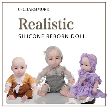 U-charmmore Realistické Reborn Bebe Baby Doll Silikónové Bábiky Baby Realisticky Novorodenca Bábika Deti, Hračky, Umelecké Zbierky Bábika Darček