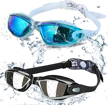 2023 Športové Okuliare Anti - fog UV 400 Ochrana plávanie googlu pre dospelých