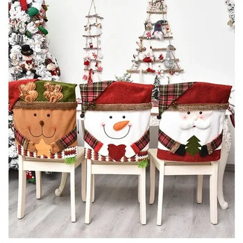 Vianočné Dekorácie Na Stoličky Kryt Stolice Kryt Nová Bábika Stoličky Kryt Dekorácie, Bytové Zariadenie Home Decor