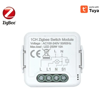 Tuya Smart Light Switch Modul 1/2/3/4 Gang S 2 Spôsob Kontroly Smart Home Auto Istič Pracovať S Alexa Domov