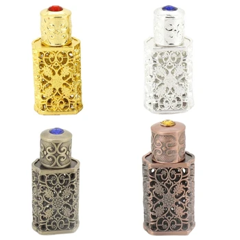 E1YE 3ml Vintage Parfumy Fľaša Retro Prázdne Naplniteľné Esenciálny Olej Kontajnerov