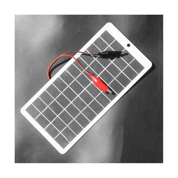 5W Solárny Panel 12V Polysilicon Panely Vonkajšie Solárne Nabíjačky Batérií Prenosný Solárny Panel na Mobil, Nabíjačky